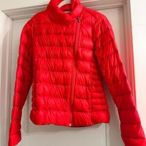Athleta Red Puffer Jacket